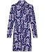 trendy full button organic cotton nightdress 'fantastic feline'