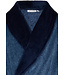 men's warm blue wrap-over morningown with belt 'modern man'