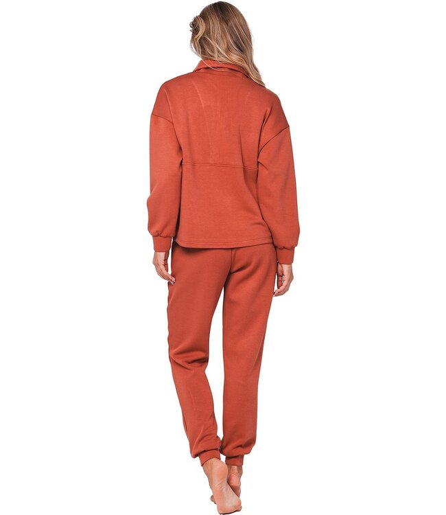 ladies autumn brown home suit 'soft slumber'
