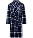 Pastunette for Men Trendy warme overslag ochtendjas van flanel-fleece 'cool checks'