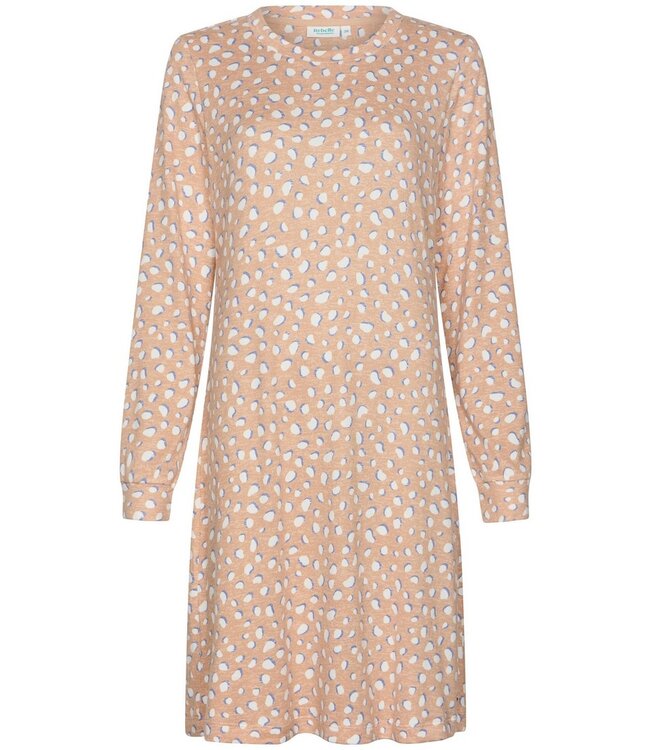 Warm, fleece lounge-nachthemd 'crazy bubbles'