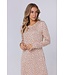 warm, home lounge fleece nightdress 'crazy bubbles'
