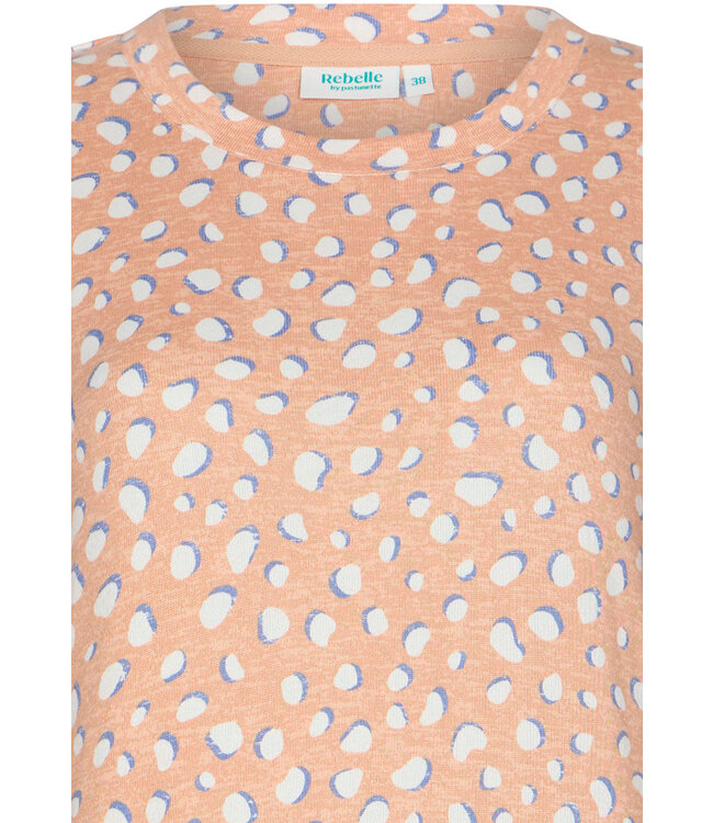 Warm, fleece lounge-nachthemd 'crazy bubbles'