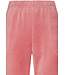soft velvet home lounge pyjama with cuffs 'horizontal stripes'