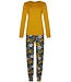 Pastunette Dames pyjama set met lange mouwen van katoen-modal 'forest flowers'