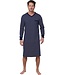 men's long sleeve v-neck organic cotton nightshirt 'brick blocks'