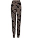 Luxe Ecovero viscose-elastaan lounge pyjamaset met knopen 'abstract art'