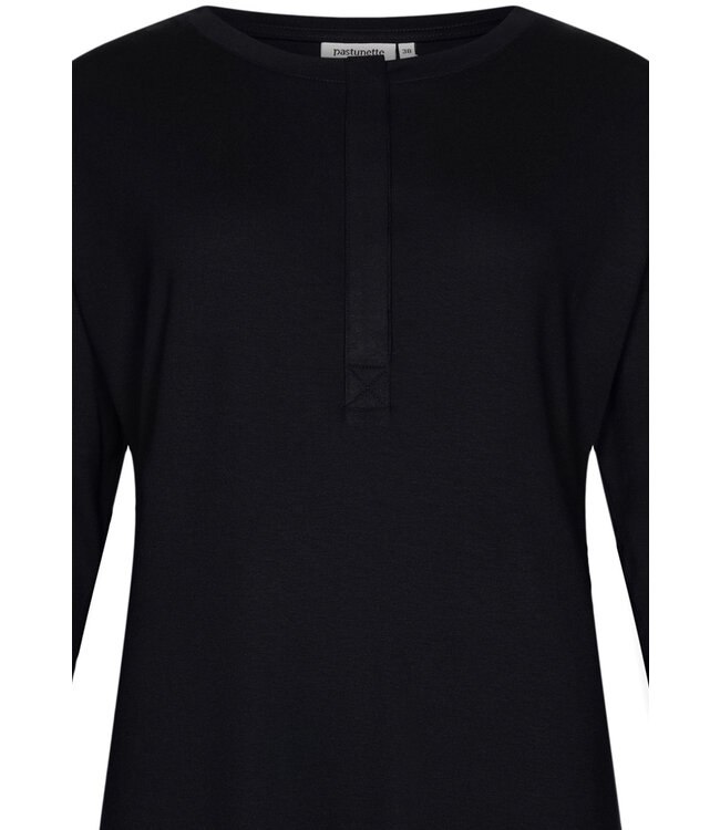 Luxe Ecovero viscose-elastaan lounge pyjamaset met knopen 'abstract art'