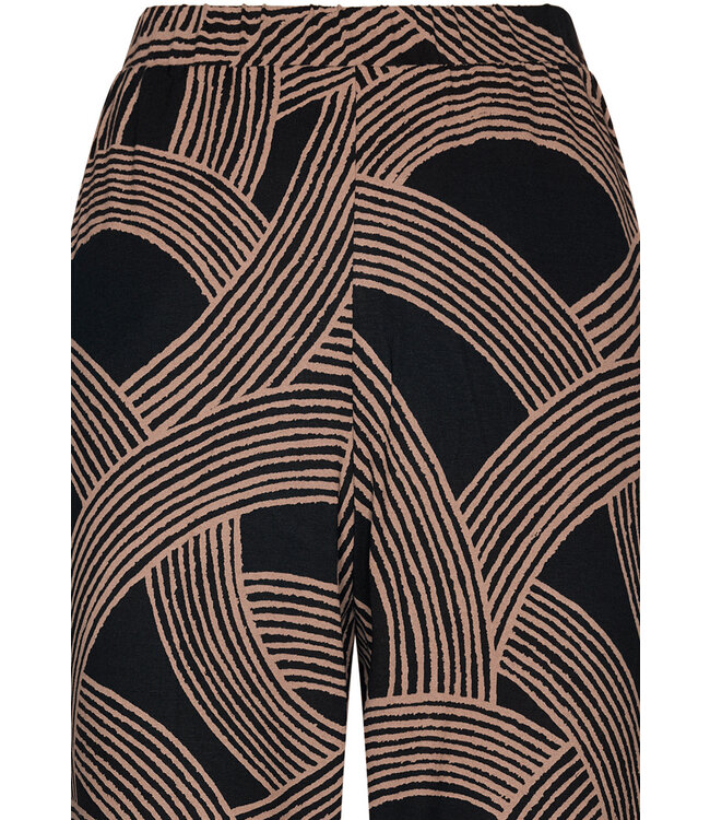 luxury ecovero viscose, elastane lounge pyjama set with buttons 'abstract art'