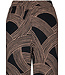 Luxe Ecovero viscose-elastaan lounge pyjamaset met knopen 'abstract art'