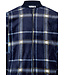 trendy warm flannel fleece home suit with zip 'cool checks'