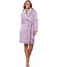 Zachte teddy-fleece ochtendjas met shawlkraag 'fabulous teddy bear'
