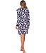 ecovero viscose, luxury lounge nightdress 'floral garden'