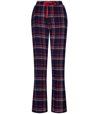 Rebelle Mix & Match lange flanellen pyjama broek voor dames 'cool checks'