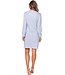 long sleeve organic cotton nightdress with buttons 'little dotty circles'