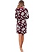 ecovero viscose, luxury lounge nightdress 'bold blooms'