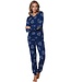 Warme fleece lounge-pyjama 'snow time'