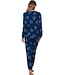 Warme fleece lounge-pyjama 'snow time'