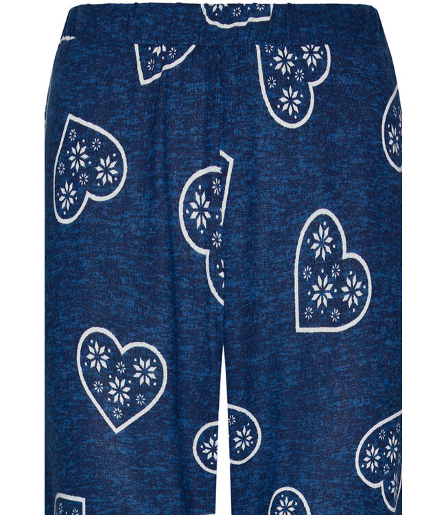 ladies warm fleece home lounge-pyjama 'snow time'