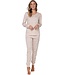 Dames pyjama met lange mouwen van bio-katoen ‘chic flowers’