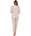 Dames pyjama met lange mouwen van bio-katoen ‘chic flowers’