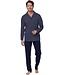 men's full button organic cotton pyjama 'brick blocks'