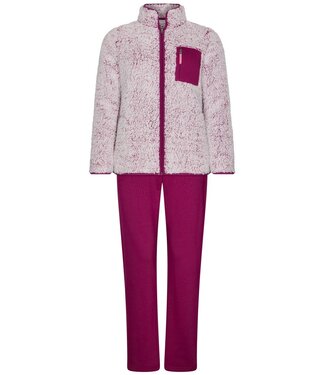 Rebelle Zachte teddy-fleece dames lounge-hiuspak 'fabulous teddy bear'