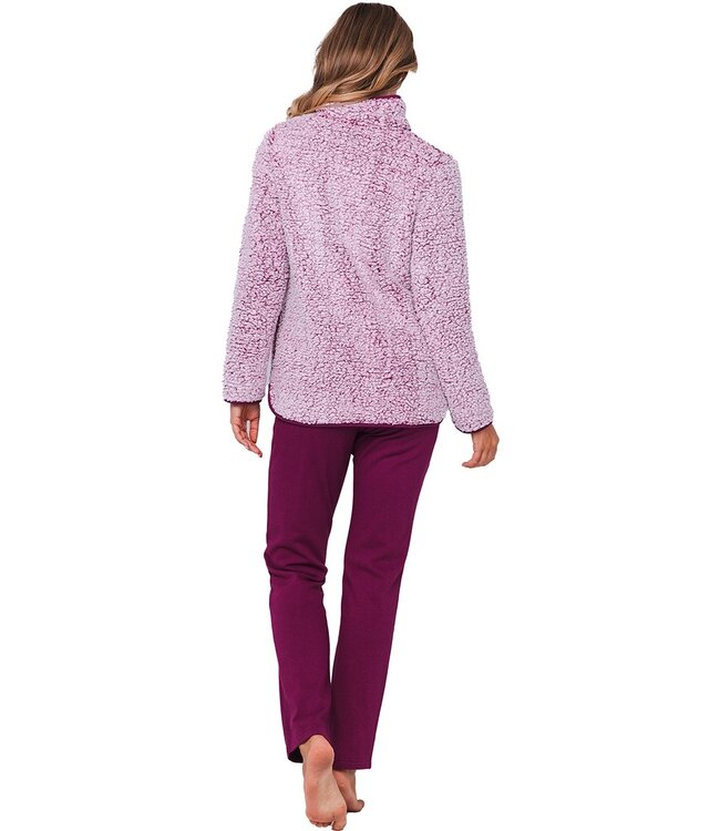 soft teddy fleece ladies home lounge suit 'fabulous teddy bear'