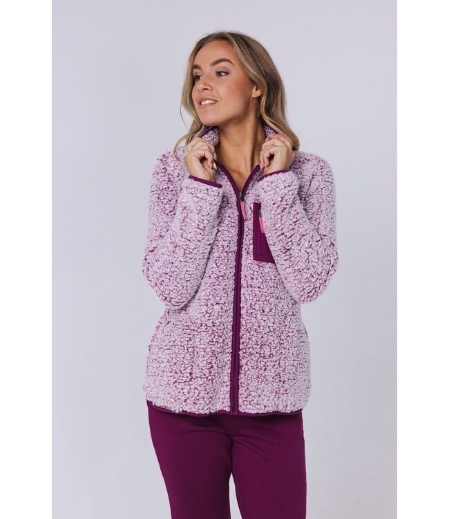 soft teddy fleece ladies home lounge suit 'fabulous teddy bear'