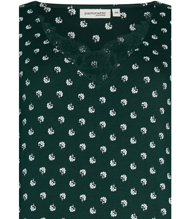 Luxe modal-mix nachthemd lange mouwen 'mini boutique charm'