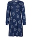 Rebelle Warme fleece lounge-nachthemd voor dames 'snow time'