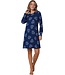 Warme fleece lounge-nachthemd voor dames 'snow time'