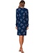 Warme fleece lounge-nachthemd voor dames 'snow time'