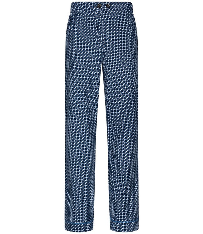 Doorknoop herenpyjama van 100% katoen-flanel 'coloured circles'