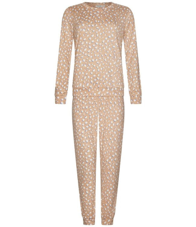 Warme, fleece lounge-pyjama 'crazy bubbles'