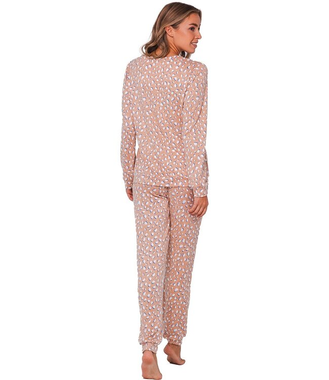 warm, home lounge fleece pyjama 'crazy bubbles'