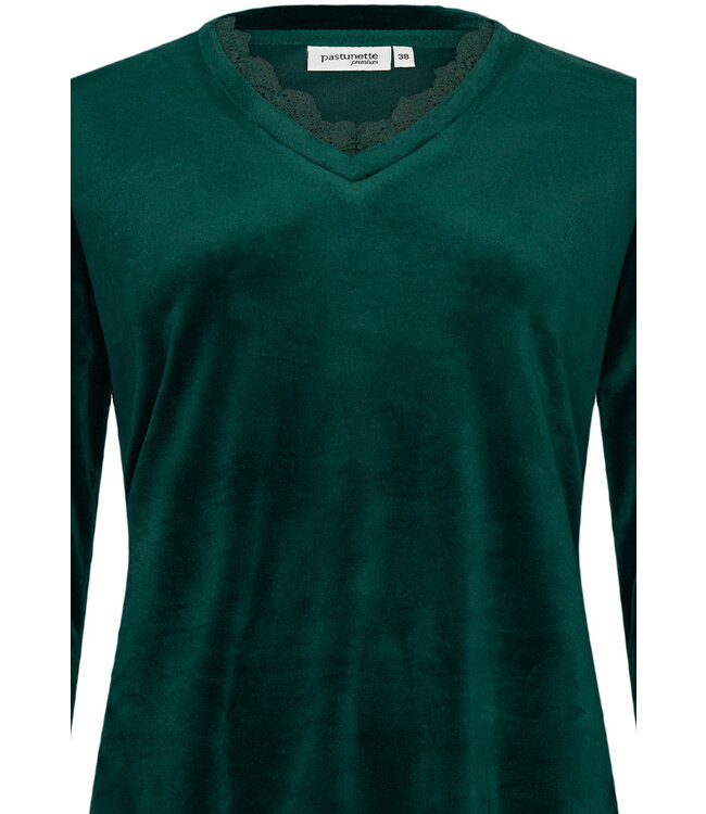 Bosgroene, velours lounge damespyjama 'chic comfort'