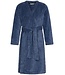 boys warm blue wrap-over morningown with belt 'modern little man'