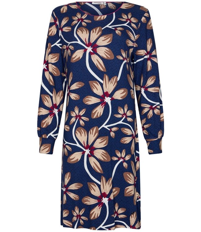 Viscose-elastaan mix nachthemd 'passion flower'