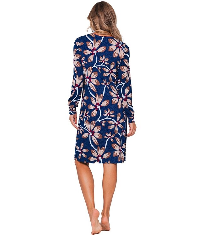 viscose elastane -mix nightdress 'passion flower'