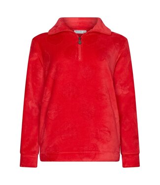 Rebelle Zachte flanel-fleece Mix & Match lounge-top 'sweet hearts'