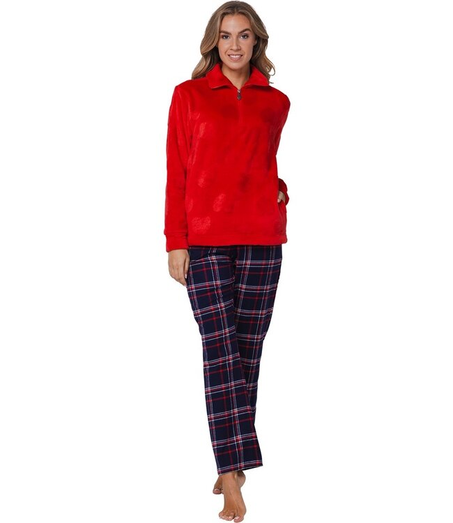 ladies soft flannel fleece Mix & Match jumper 'sweet hearts'