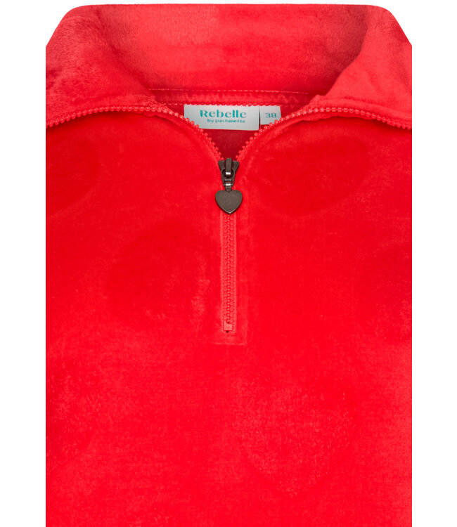 ladies soft flannel fleece Mix & Match jumper 'sweet hearts'