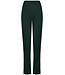 Luxe doorknoop damespyjama van katoen-interlock 'chic green beauty'
