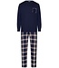 men's trendy pyjama set with buttons 'modern check's