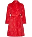 Rebelle Zachte flanelfleece overslag dames ochtendjas 'sweet hearts'