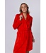 ladies soft flannel fleece wrap-over morninggown 'sweet hearts'