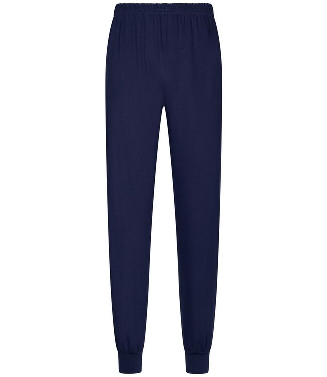 Heren pyjama van bio-katoen met lange mouwen en knopen 'geometric star'