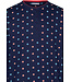 Heren pyjama van bio-katoen met lange mouwen en knopen 'geometric star'