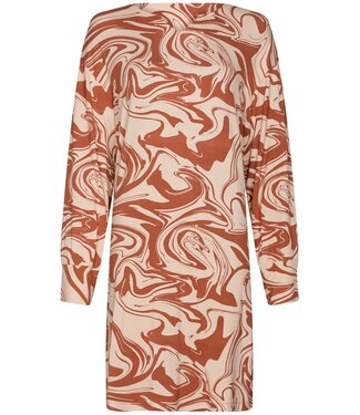 Pastunette Premium ladies luxury long sleeve nightdress 'watercolour art'
